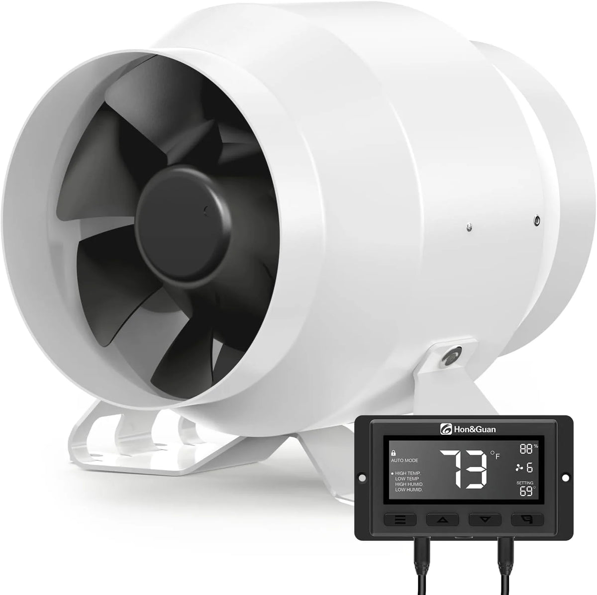 Inline Duct Fan with Controller