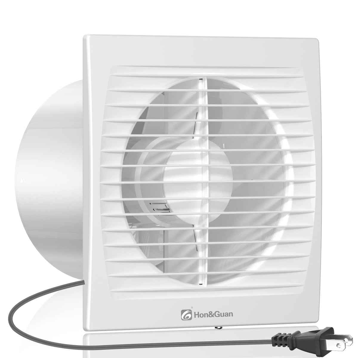 Bathroom Exhaust Fan WallElegance A6 – 150 mm Super Silent Wall-Mounted Ventilation Fan for Kitchen and Bathroom Use
