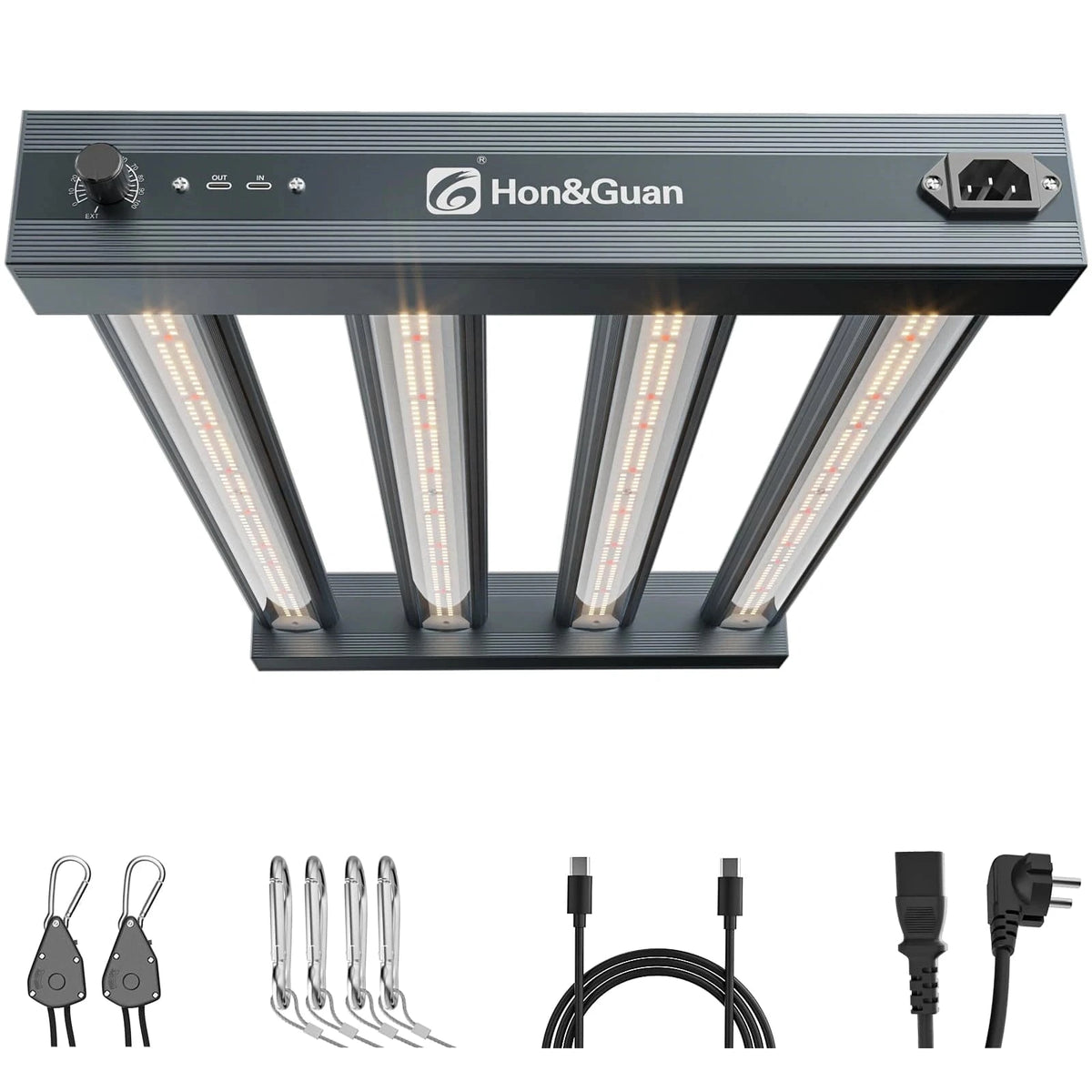 LED Grow Light EG2400 – Full Spectrum 240W Plant Lamp with Dimmable Daisy Chain for Indoor Vegetables and Grow Tents