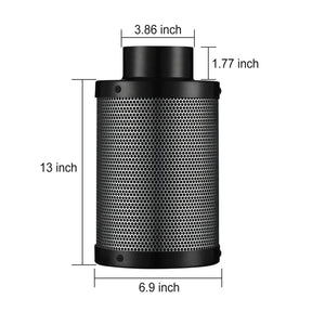 Activated Carbon Filter Odor Control Black Type